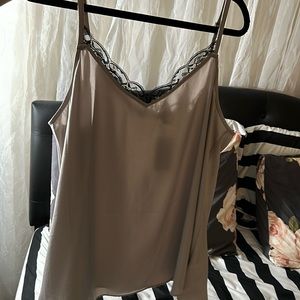 Sophie satin lace cami